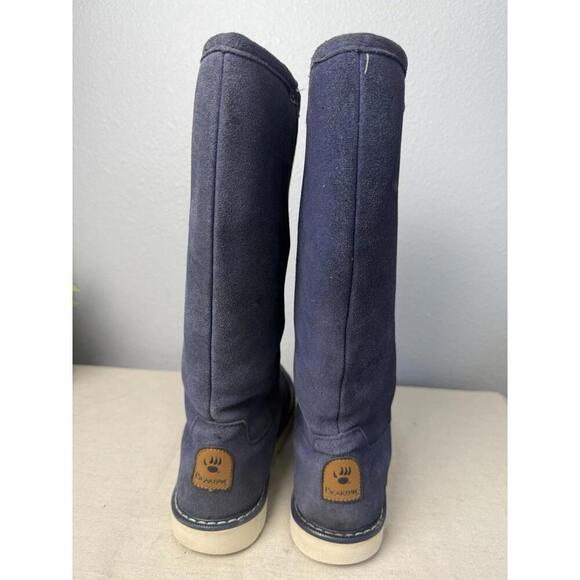 Bear Paw Mid Calf Suede Boots Sz 10 - Picture 4 of 9